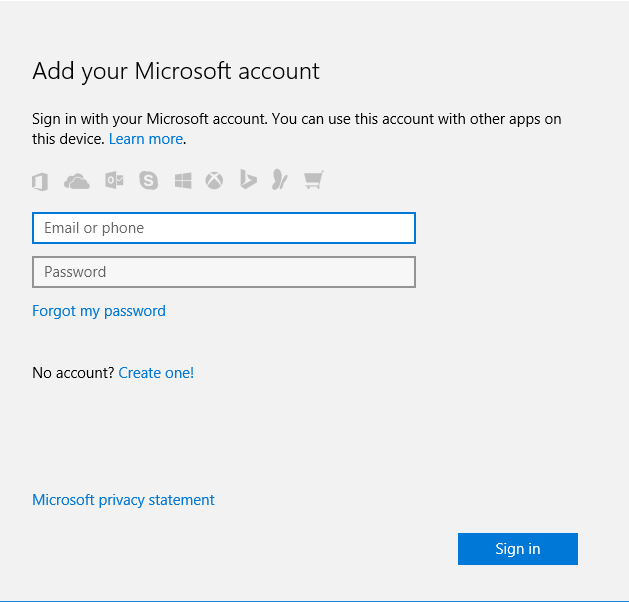 download windows store without account