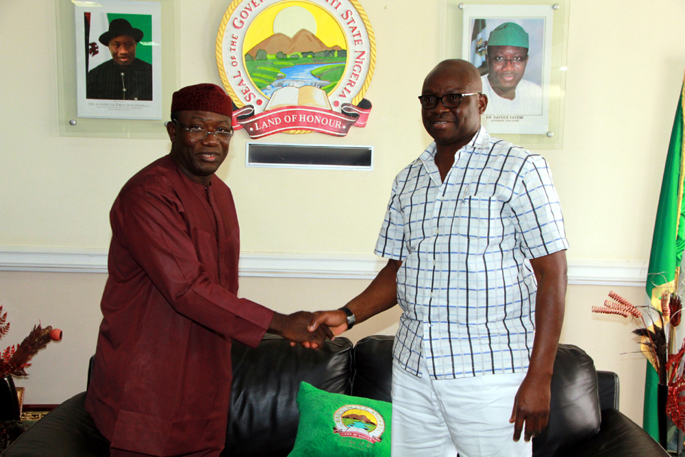 Governor Fayose and Governor Fayemi