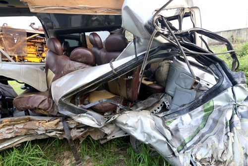 Road accident in Hanoi
