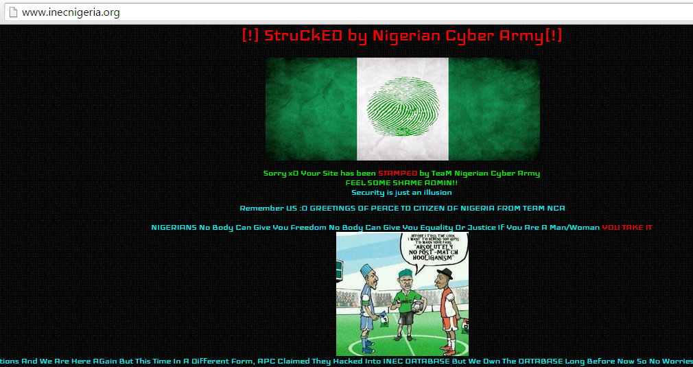 inec hacked