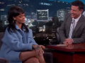 Jim Kimmel and Rihanna