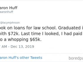 Student loan debt tweets