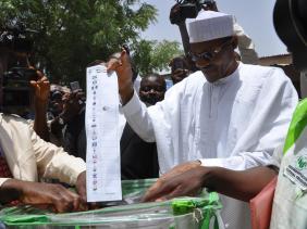 Buhari voting